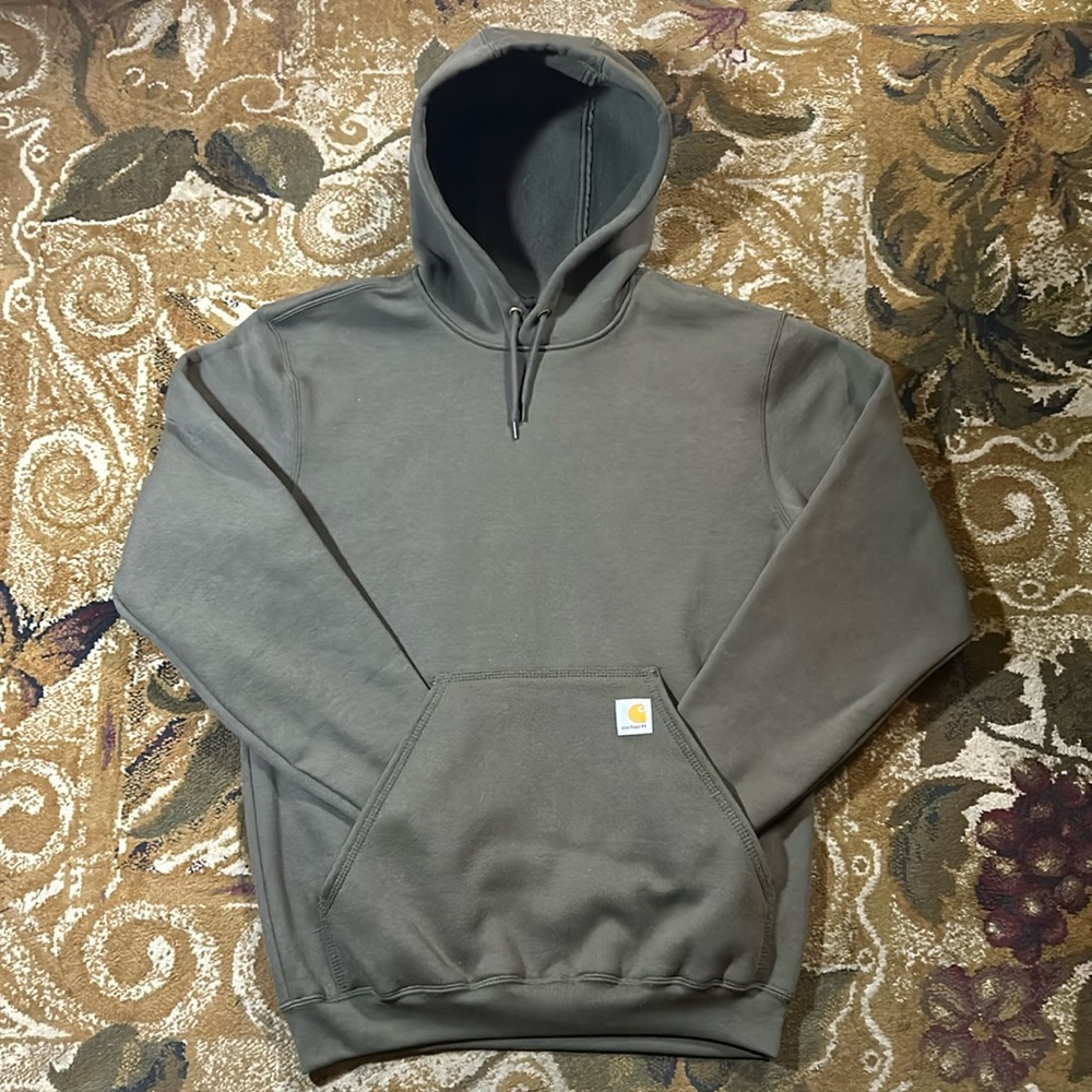 Olive green Carhartt hoodie